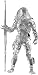Hiya Toys Predator 2: Invisible City Hunter Prdator 1: 18 Scale 4" Acton Figure