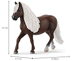 SCHLEICH WILD Life | Schwarzwälder Stute 13898 | detailgetreue Tierfigur & Sammelfigur | Zoo Spielzeug | Geschenk für Jungen & Mädchen | Deko für Geburtstag | Spielfigur ab 3 Jahren | 13 x 4 x 10 cmn