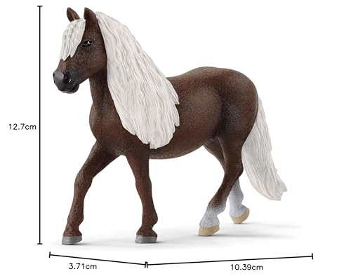 SCHLEICH WILD Life | Schwarzwälder Stute 13898 | detailgetreue Tierfigur & Sammelfigur | Zoo Spielzeug | Geschenk für Jungen & Mädchen | Deko für Geburtstag | Spielfigur ab 3 Jahren | 13 x 4 x 10 cmn