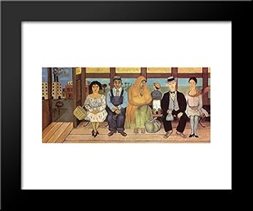 The Bus 20x24 Framed Art Print by Frida Kahlo