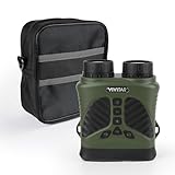 Vivitar - Digital Camera Binocular, 16MP High-Resolution Photos, Full QHD 2.7K Video, Day & Night Use, Compact Design, Soft Rubber Drop-Resistant Red Body, for Sports, Travel & Outdoors (Green)