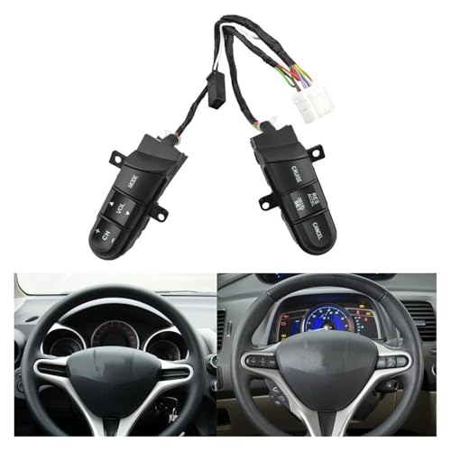 Commandes au Volant pour Civic et Jazz Commande Audio Volant avec Rétroéclairage Vert - 2