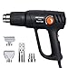 Produktbild Heißluftpistole 2000W, Meterk Heißluftgebläse Heißluftfön mit 2 Temperatureinstellungen-Module(Überhitzungsschutz, 4 Düsen, Einstellbare Temperatur,zum Löten, Schrumpfen, Stripping Paint, BBQ)