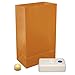 Lumabase 83436 12 Count Battery Operated Luminaria Kit, Tan