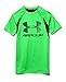 Under Armour Boys' HeatGear Armour Up Digi Fitted Short Sleeve Shirt, Laser Green (387), Youth X-Large