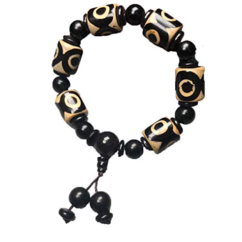 Bracelet de Richesse Feng Shui en Obsidienne Anti-Stress