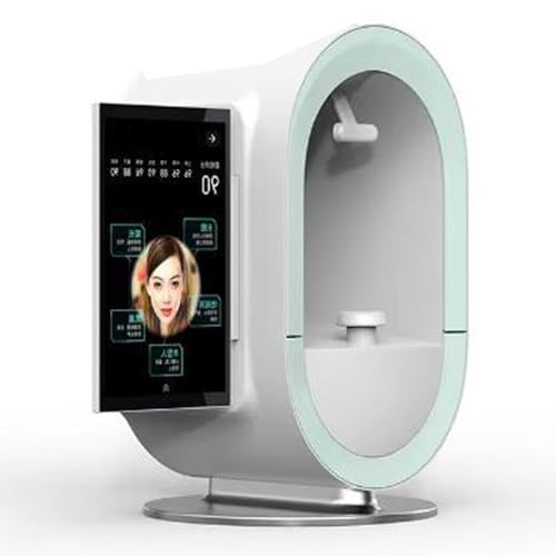 Analizator skóry, wykrywanie i analiza skóry twarzy, profesjonalny analizator skóry, inteligentny detektor skóry o wysokiej rozdzielczości z AI, analizator wilgotności skóry 3D, A (B)