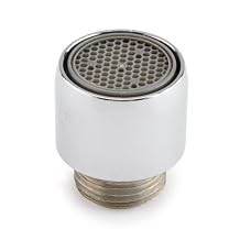 T&S Brass B-0199-02-WS Aerator, 3/8" NPSM Male Threads Water Sense, 1.5 GPM