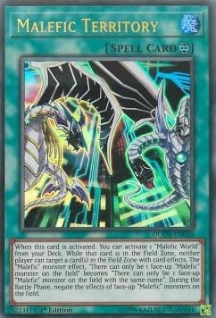 Malefic Territory DUOV-EN049 Ultra Rare Englisch Near Mint 1. Auflage - Duel Overload - mit ReCollectibles-Versandschutz - für Yu-Gi-Oh!