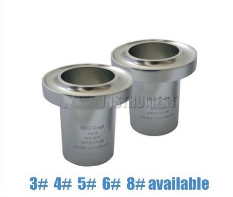 Gowe iso flow viscosity cup viscometer flow cups anodized aluminu…