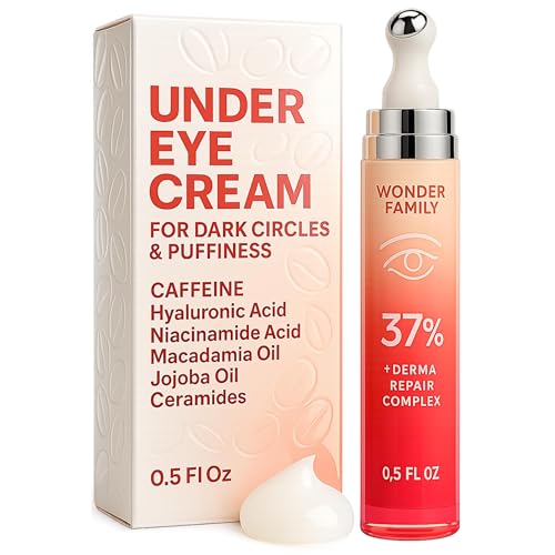 Caffeine Under Eye Cream for Puffiness and Bags Under Eyes