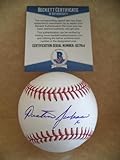 Austin Jackson Sf Giants Full Signature Signed Auto Ml Baseball Beckett D27614 - Autographed Baseballs