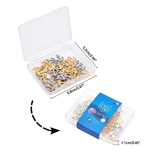 UNICRAFTALE 2 colori Ciondoli per Elmo con Ancora