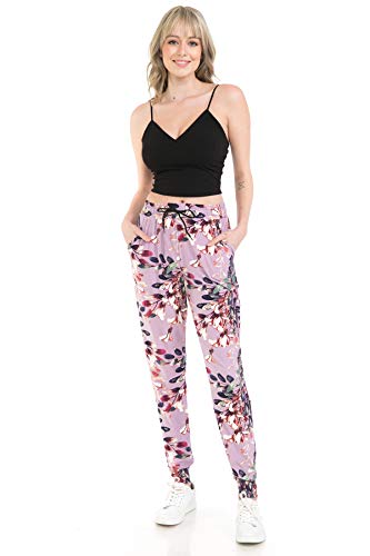 Image of Leggings Depot Premium Jogger Women's Popular Print High Waist Track Pants(S-XL)