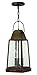 Hinkley 1772SN Restoration Three Light Hanging Lantern from Sedgwick Collection in Bronze/Dark Finish, See Image