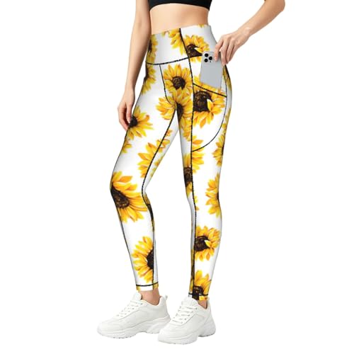 Pantalones de yoga de mujer con cintura alta running y fitness activo