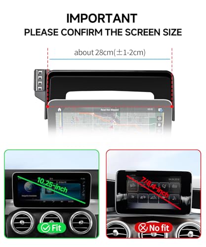 MaserWeller Qi2.2 Max 25W Fast Wireless Car Charger Phone Holder for 2020-2022 Mercedes-Benz GLC-Class/2019-2021 C-Class 10.25-Inch Screen, Magnetic Phone Mount Compatible with MagSafe by MaserWeller - Image 6