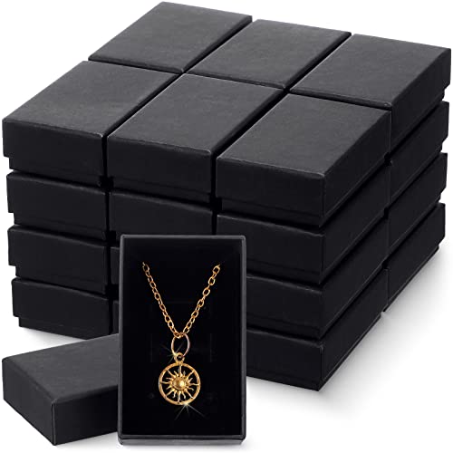 Batiyeer 36 Pcs Cardboard Jewelry Gift Boxes 3.2 X 2 X 1 Inch Jewelry Boxes Packaging Small Earring Gift Box With Lids For Necklace Ring Bracelet Party #TOP20