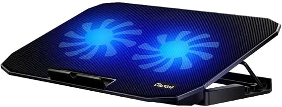 Classone M40 Gaming Laptop Cooler Notebook Stand, Blue Led,14-15.6-17 inch compatible, 2 Fans, 2 Usb