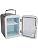 Global Gizmos 33279 Black Mini Fridge/Table Top Fridge for Bedrooms/Portable Design with Carry Handle / 4 Litre Capacity/Ideal for Snacks, Beauty, Skincare & More - View 3