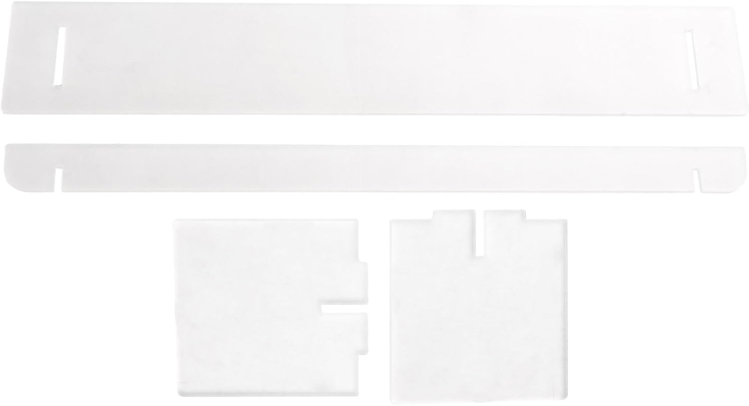 Multifunctional Clear Acrylic Display Stands Perfectly Suited For Desktop Organization of Collectibles And More (One floor)