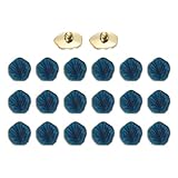 Caractéristiques : Ces boutons décoratifs à coudre présentent une texture tourbillonnante délicate sur leur surface, entourés d'une bordure dorée. Leur forme générale est un polygone irrégulier, donnant aux boutons une texture visuelle riche qui est élégante, décontractée et polyvalente