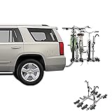 [Puede transportar todo tipo de bicicletas] Puede transportar todo tipo de bicicletas: incluyendo bicicletas de montaña de neumáticos anchos, bicicletas con guardabarros, bicicletas para niños o bicicletas para mujeres, y paletas de baja altura para la carga rápida de bicicletas.