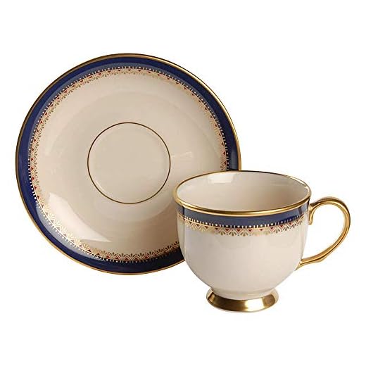 Lenox Jefferson kopp och fat med fot