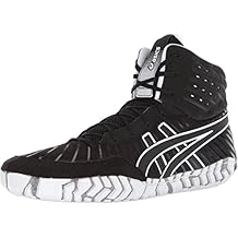 ASICS Mens Aggressor 4 Wrestling Shoes, Black/Black, 7