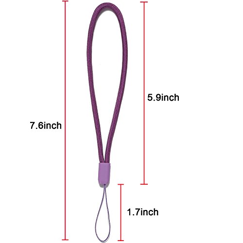 Amuu 12 Pack Wrist Lanyards Short Colorfull Hand Wrist Lightweight Lanyard Strap String For Usb Keys Keychain Assorted Colors #TOP4