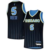 Angel Reese Chicago Sky #5 WNBA Youth 4-20 Black Explorer Edition Player Jersey - Large 14/16