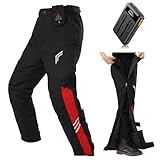 [Wotivon] 電熱パンツ バイクパンツ 冬【12V超高出力 2秒即暖 41400mAh大容量バッテリー付き Type-C充電】スマート空焚き防止モードを搭載 ヒーターパンツ 独立温度制御 DC給電式 洗濯可 クリップ付き PSE認証済