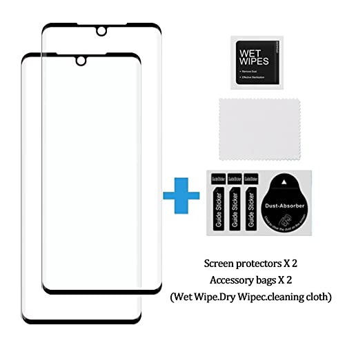 KELOLIN [2 Pack] Full Coverage Tempered Glass Screen Protector for LG Velvet 5G/LG G9, Easy to Install, [3D Curved] [HD Anti-Scratch ] [No-Bubble ] Screen Protector Compatible LG Velvet 5G/LG G9 by KELOLIN - Used condition - Image 7