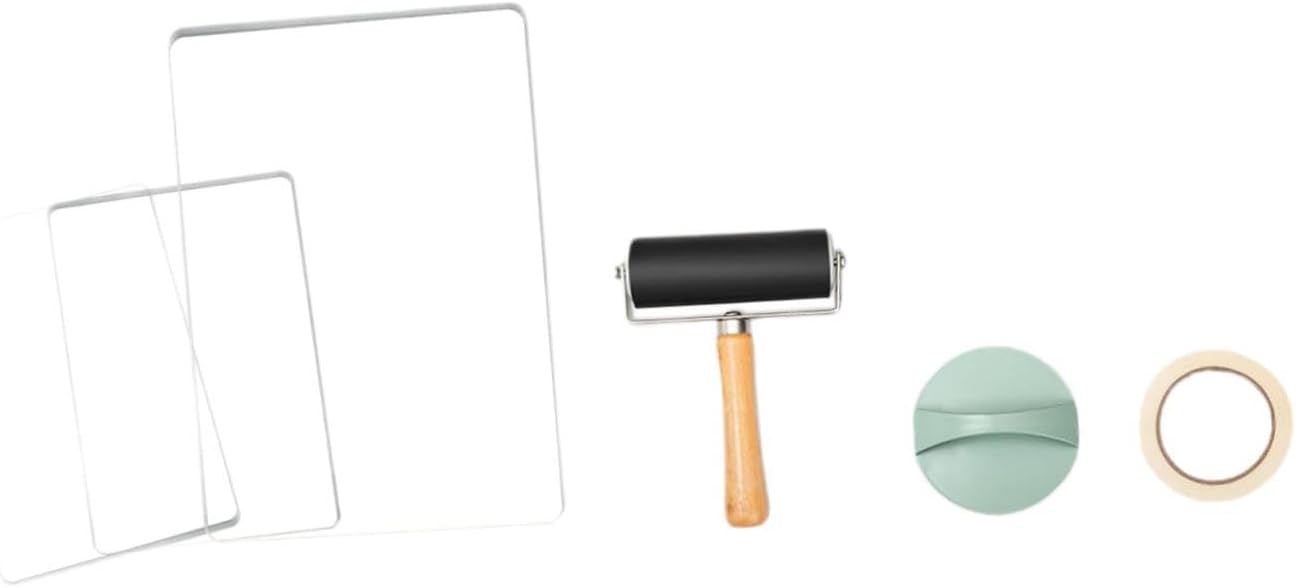 Gel Printing Plate Kit Practical Premium with Roller Supplies Reusable