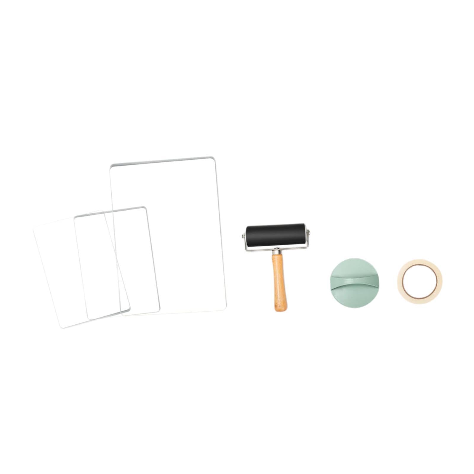Gel Printing Plate Kit Easy to Use Portable with Roller Art Printmaking Tool|Crafts|Art Supplies|Printmaking|Other Printmaking-image-47