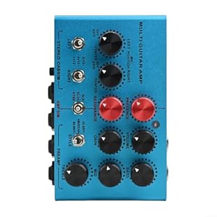 [COMPACT MULTI-EFFECTS PEDAL SET]- Includes a Lawnoval electric guitar multi-effects pedal with stereo cabinet simulation, 3 loop box, and flexible connectivity. All-in-one design replaces multiple pedals for a streamlined setup and performance versa...