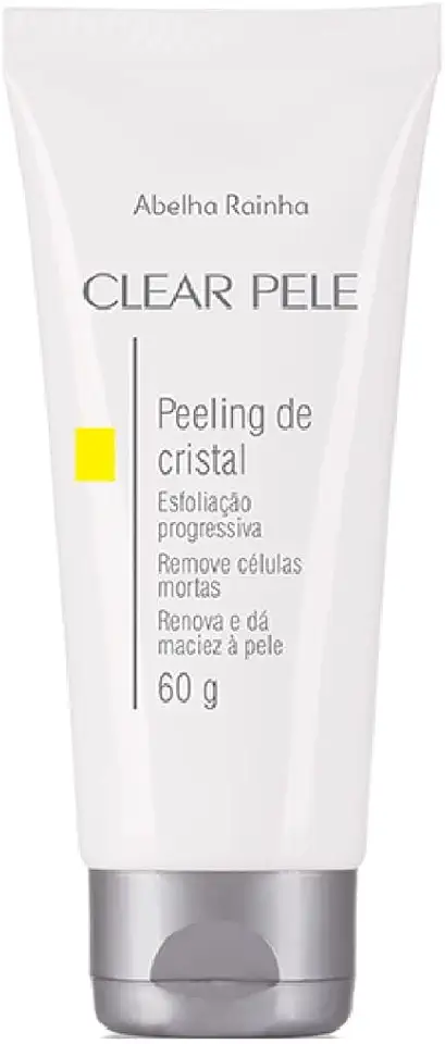 Peeling de Cristal Clear Pele 60g Abelha Rainha