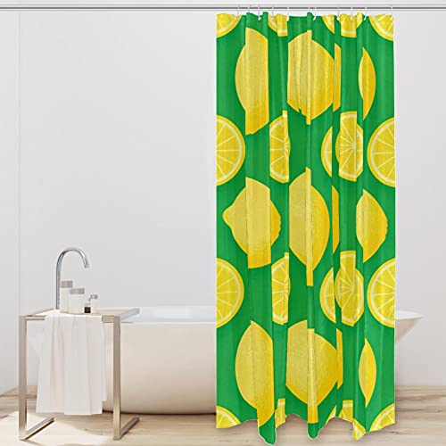 Rideau de douche de qualité supérieure motif citron vert sans odeur 152x183 - 3