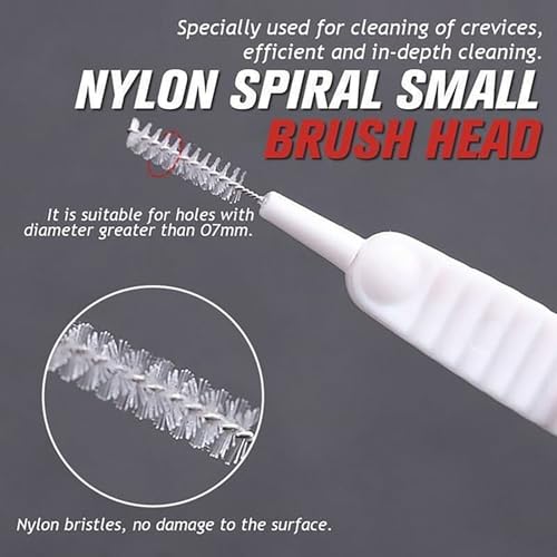 Image of Gap Hole Anti-Clogging Cleaning Brush, 2026 Upgrade Shower Head Brush Shower Head Cleaning Brush Shower Head Cleaner Tool Multifunctional Shower Head Cleaning Brushes for Household Bathroom (40Pack)