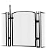Sentry Safety Pool Fence EZ-Guard 4' Tall Self Closing/Self Latching Mesh Child Safety Pool Fence Gate Kit for In-Ground Pools - Black