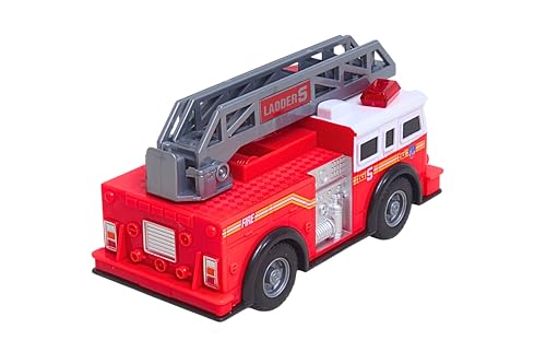 Daron FDNY Mighty Fire Truck Toy – Officially Licensed Fire Department of New York – Free-Rolling Fire Truck with Lights & Sound for Kids Ages 4+ by Daron - Image 6