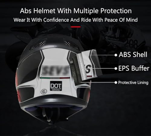 Casque de moto Bluetooth modulaire intégral unisexe taille XXL 64cm - 5