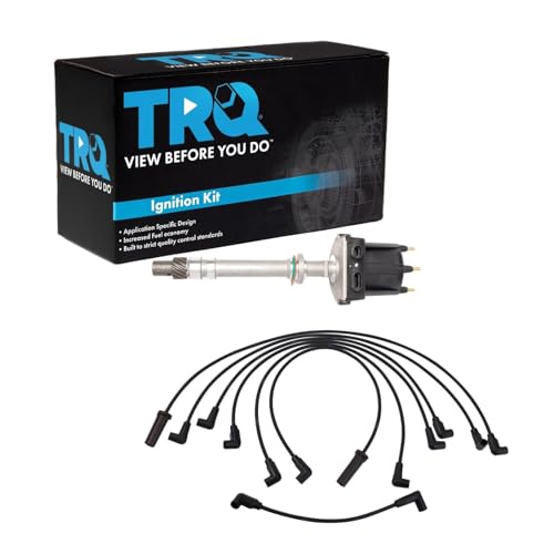 TRQ Ignition Coil Kit 2 Piece Compatible with 1992-1995 Chevrolet C1500 K1500 S10 1992-1995 GMC C1500 K1500 Sonoma 1991-1994 Oldsmobile Bravada