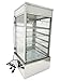 TECHTONGDA Commercial Bun Steamer Electric Food Display 5 Layers Hot Food Warmer 30-110℃ Temperature Control Bun Wamer Machine 110V Hot Dog Steamer with Stainless Steel Shelf
