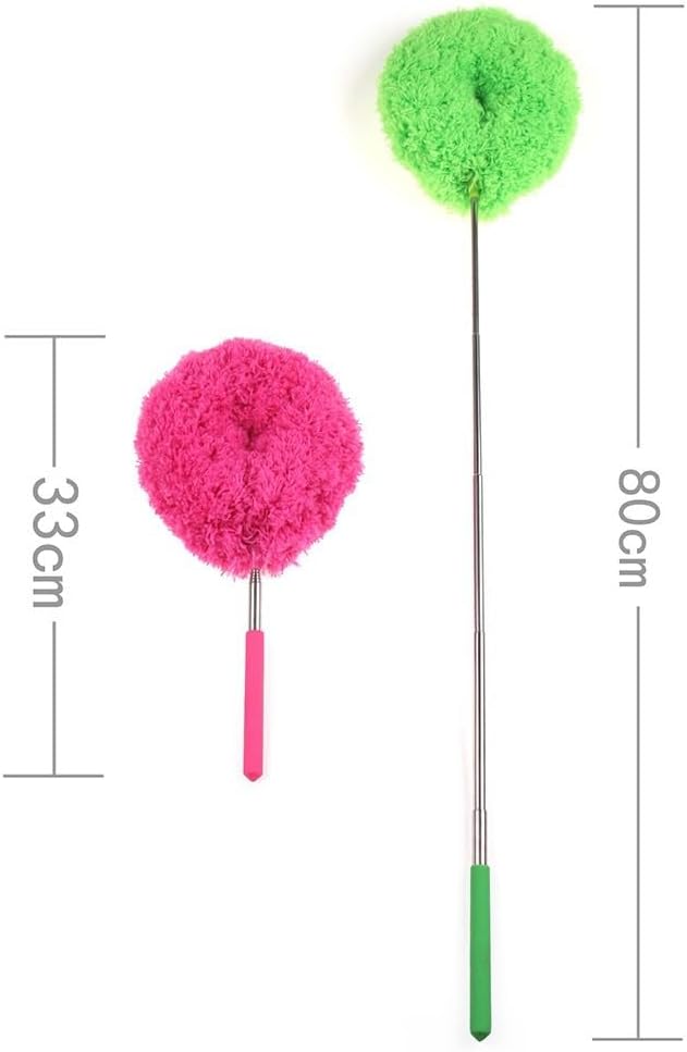 Ceiling Fan Household Microfiber Cleaner Dust Buster Removable Washable Design Ideal Decorative Cleaning Essential for Every Home New Squeegee Mommy/Daddy Love (Pink)