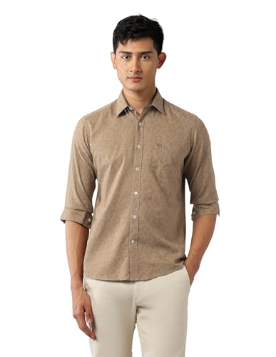Image of Arrow Sports Men's Geometric Printed Slim Fit Shirt