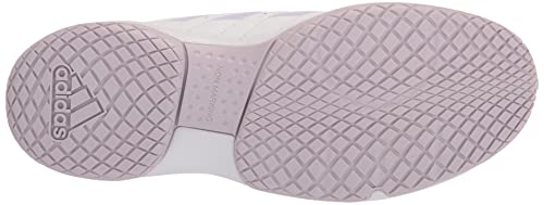 adidas Tênis masculino Ligra 7 Track and Field, Branco/prata amanhecer/fusão azul, 14