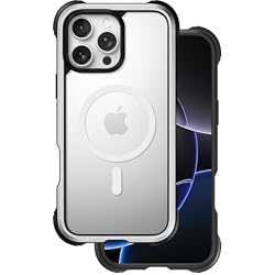 MAGEASY Designed for iPhone 16 Pro Max Bumper Case 6.9" - 20ft Ultimate Drop Protection Compatible with MagSafe, Aluminum-Embedded Frame | Odyssey M Metal Silver