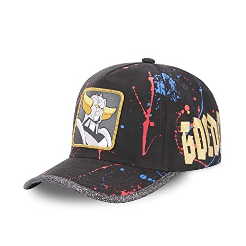 Casquette Homme & Femme Goldorak, Casquette Baseball, Confortable, Multi-Sport et Toutes les Saisons, Noir, Taille TU Cover