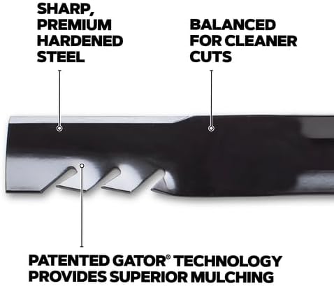 Oregon Riding Lawnmower Gator Blade for 42 in. Deck, Fits Husqvarna and Craftsman, Set of 2 (D-42-2G)
